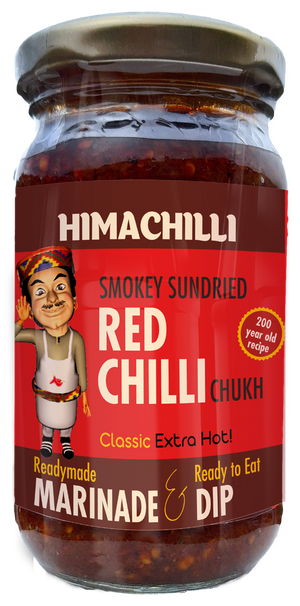 Himachilli Chukh- Red Hot Smokey Citrus Chilli Marinade & Pickle (200 gms)