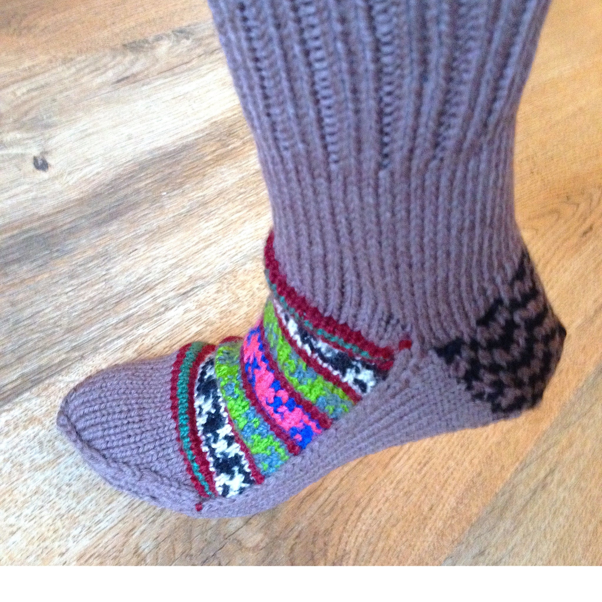 Woolen Socks, Light Brown Sandalwood