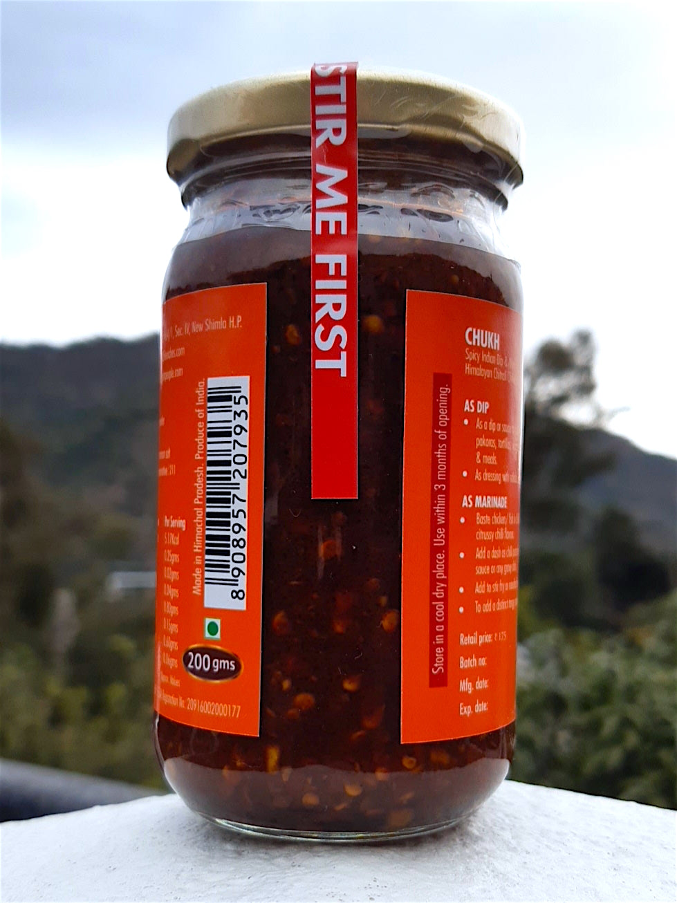 Himachilli Chukh- Sweet Honey & Red Chilli (200 gms)