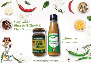 Himachilli Fiery Green Chukh and Sauce Set