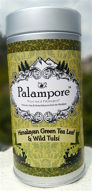 PALAMPORE- Himalayan Long Leaf Green Tea & Wild Tulsi (Basil)