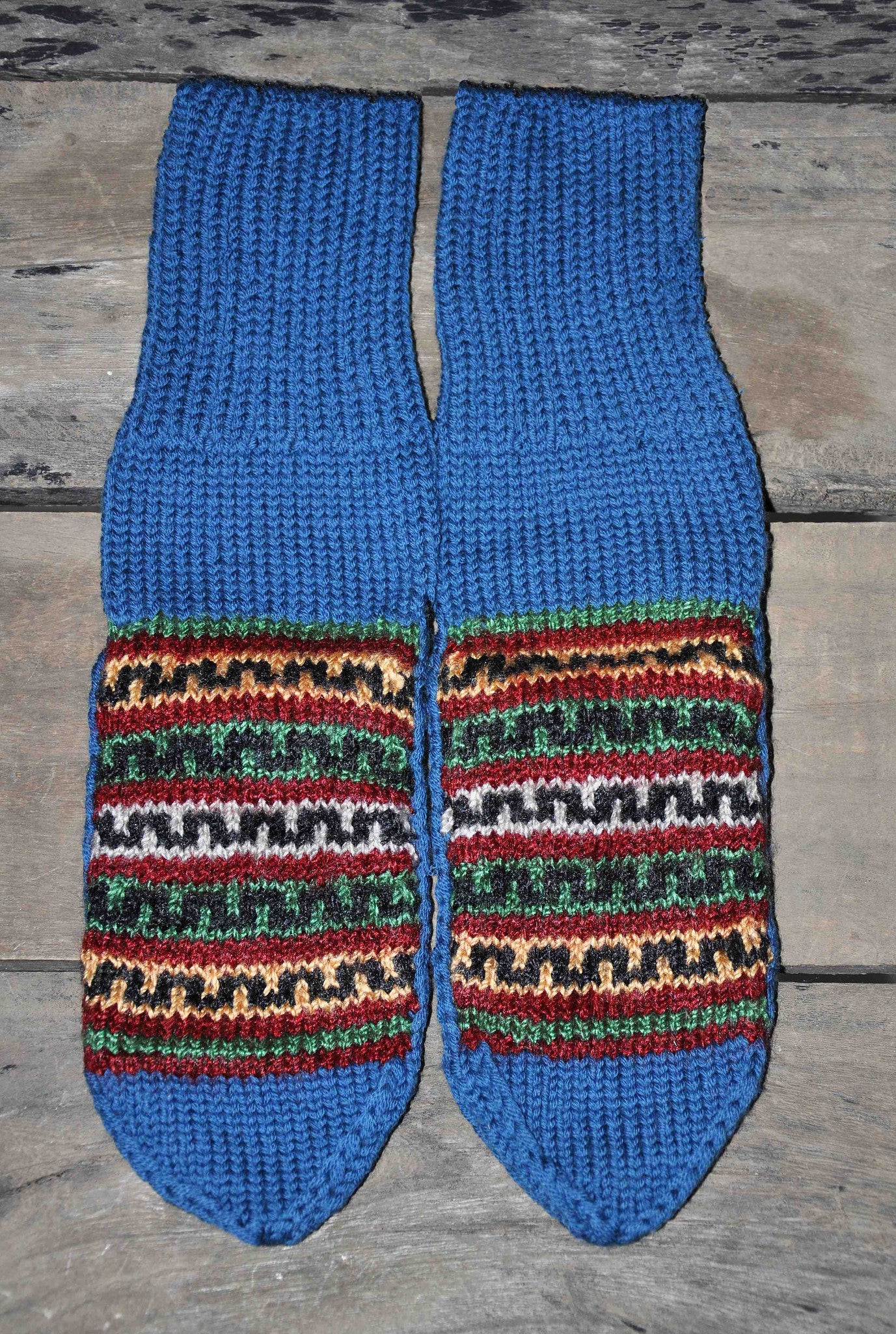 Woolen Socks, Deep Blue