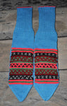 Woolen Socks, Blue with a Turquoise tinge